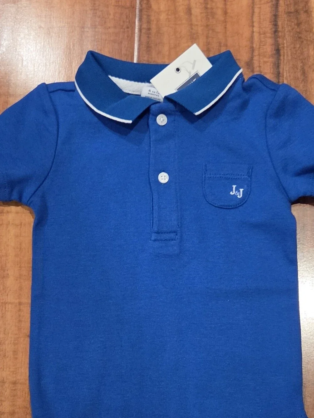 Janie and Jack NWT 6-12 Months Polo Bodysuit and Sailboat Linen Shortall